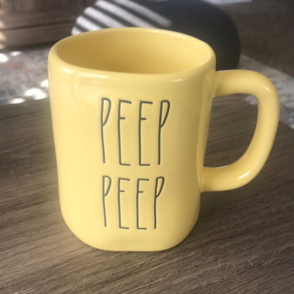 Rae Dunn Yellow Peep Peep Mug